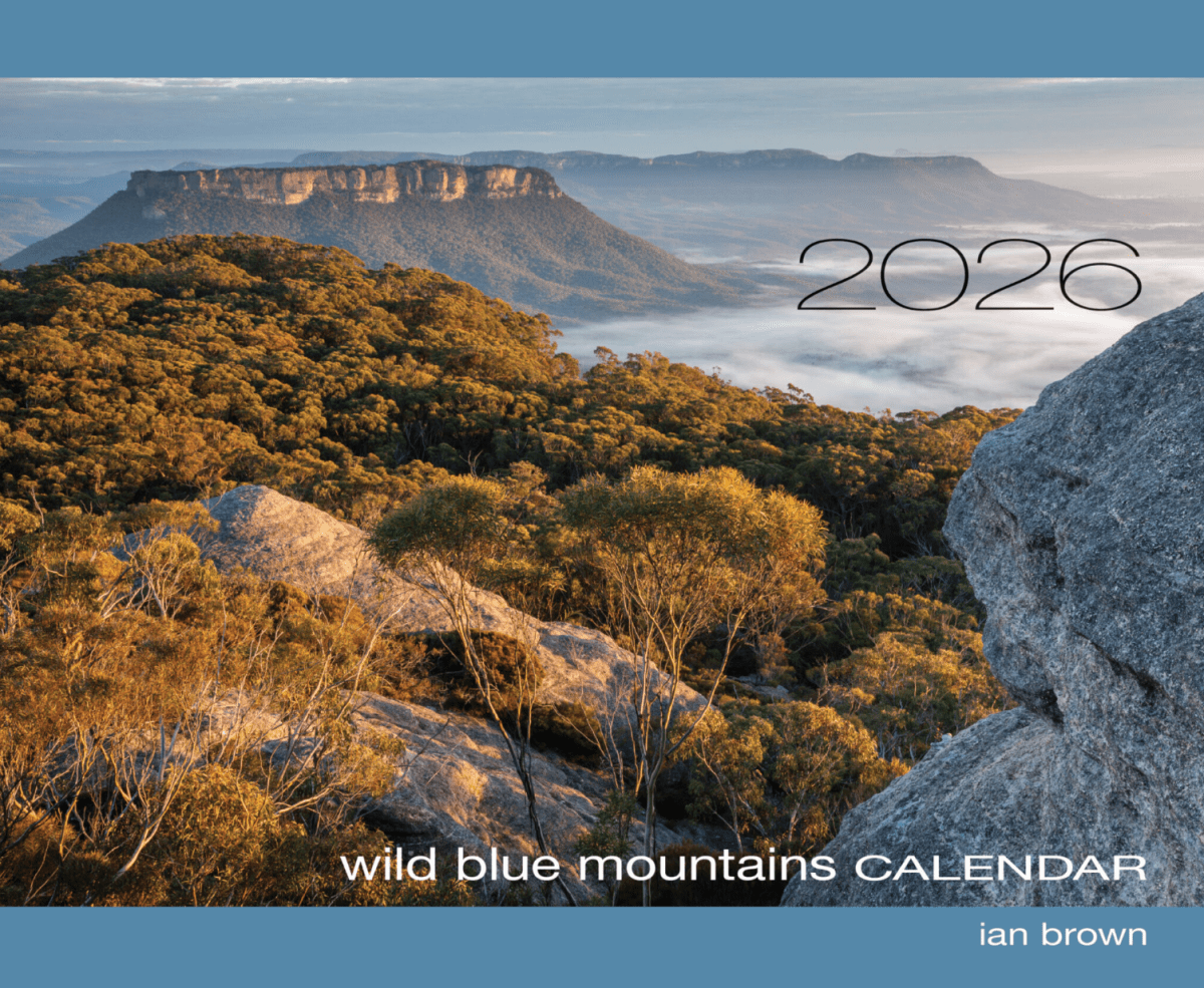 2026 Wild Blue Mountains Calendar - 9369999027599 - Ian Brown - Windy Cliff - The Little Lost Bookshop