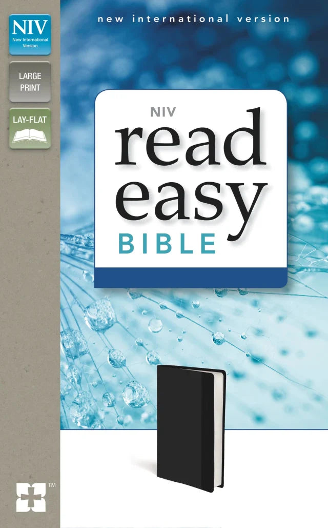 NIV Read Easy Bible Black Large Print