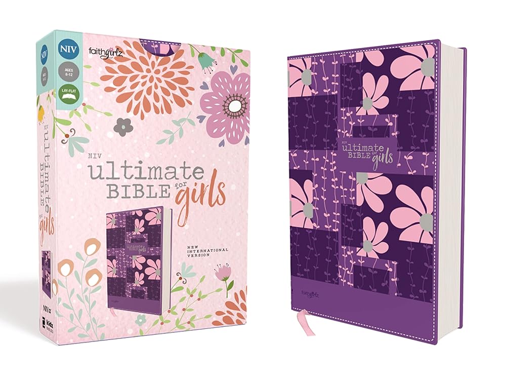 NIV, Ultimate Bible for Girls, Faithgirlz Edition, Leathersoft, Purple cover image