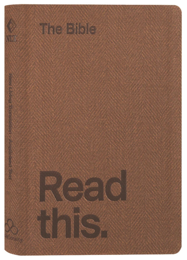 NLT Read This Bible - Vintage Brown