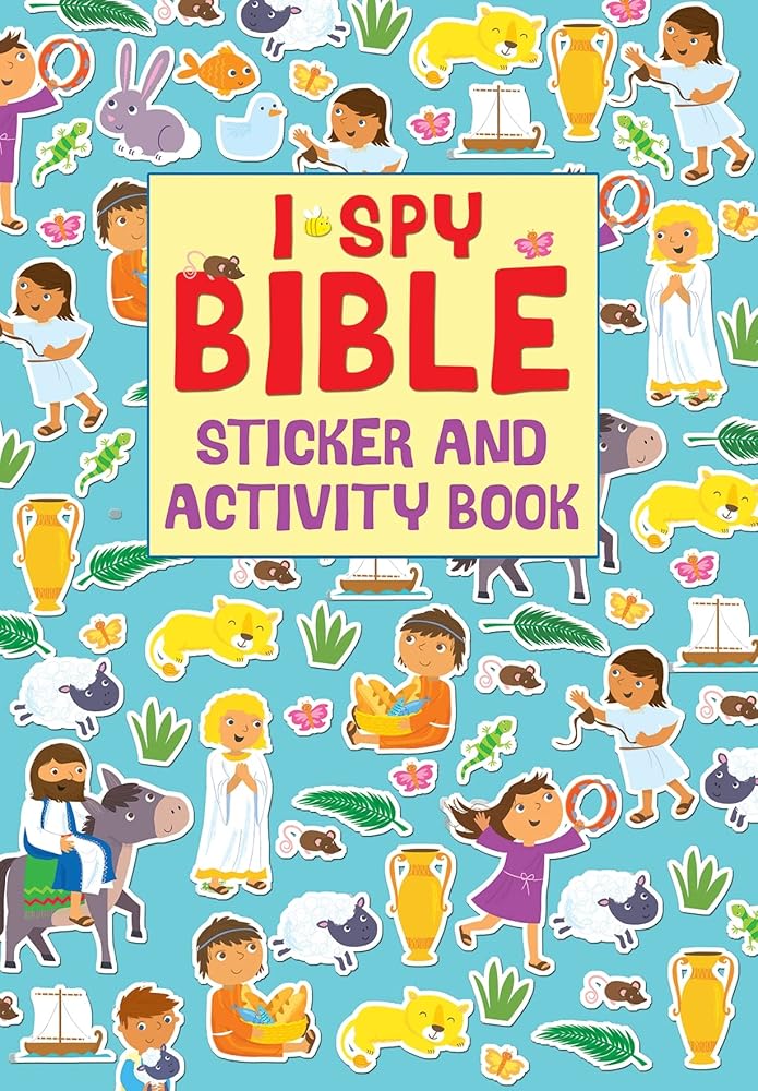 I Spy Bible Sticker and Activity Book cover image