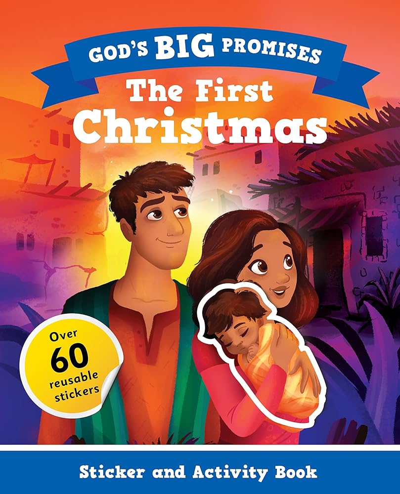 God’s Big Promises Christmas Sticker and Activity Book (Christian Bible interactive book, gift for kids ages 3-7, based on God’s Big Promises Bible Storybook.) cover image