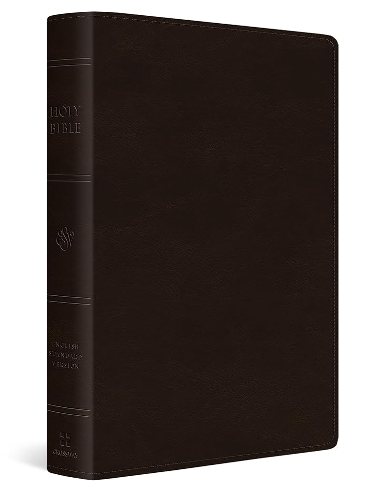ESV Large Print Value Personal Size Bible (TruTone, Deep Brown): Holy Bible, English Standard Version cover image