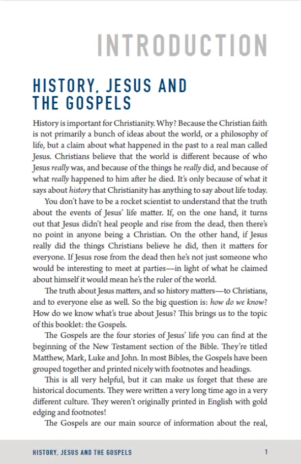 Can We Trust what the Gospels say about Jesus?