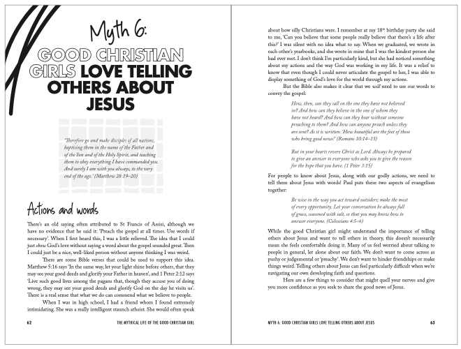 The Mythical Life of the Good Christian Girl