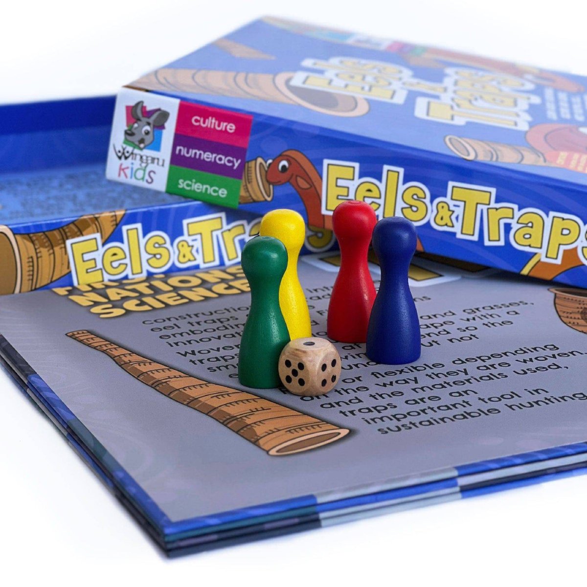 Eels And Traps Board Game - fneel - Game - Wingaru - The Little Lost Bookshop