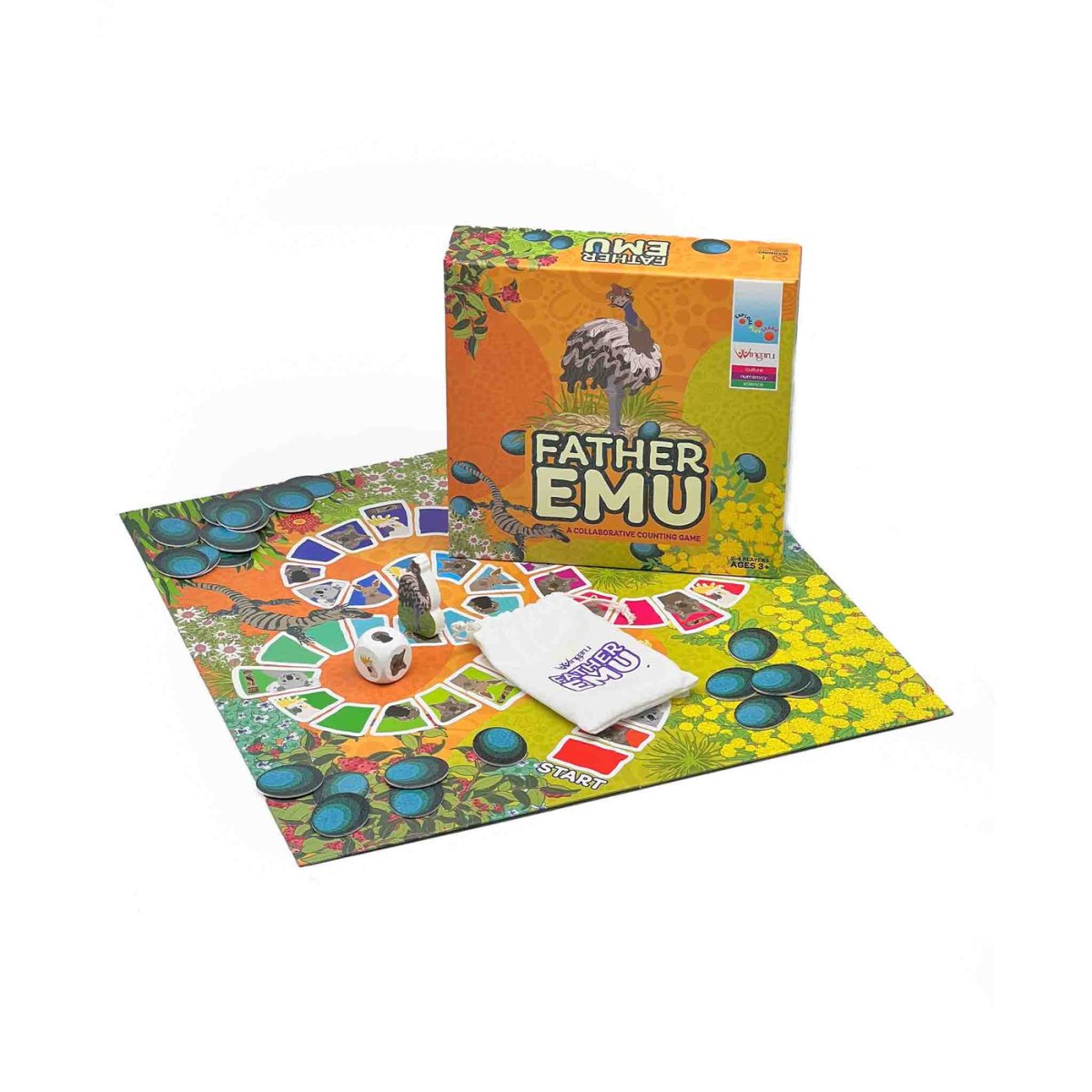Father Emu – A Collaborative Counting Game - 726436471015 - Game - Wingaru - The Little Lost Bookshop