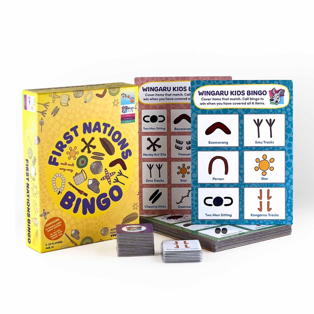 First Nations Bingo - fnbingo - Game - Wingaru - The Little Lost Bookshop