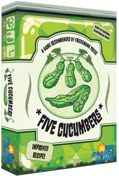 Five Cucumbers - 655132006774 - Games - Rio Grande - The Little Lost Bookshop