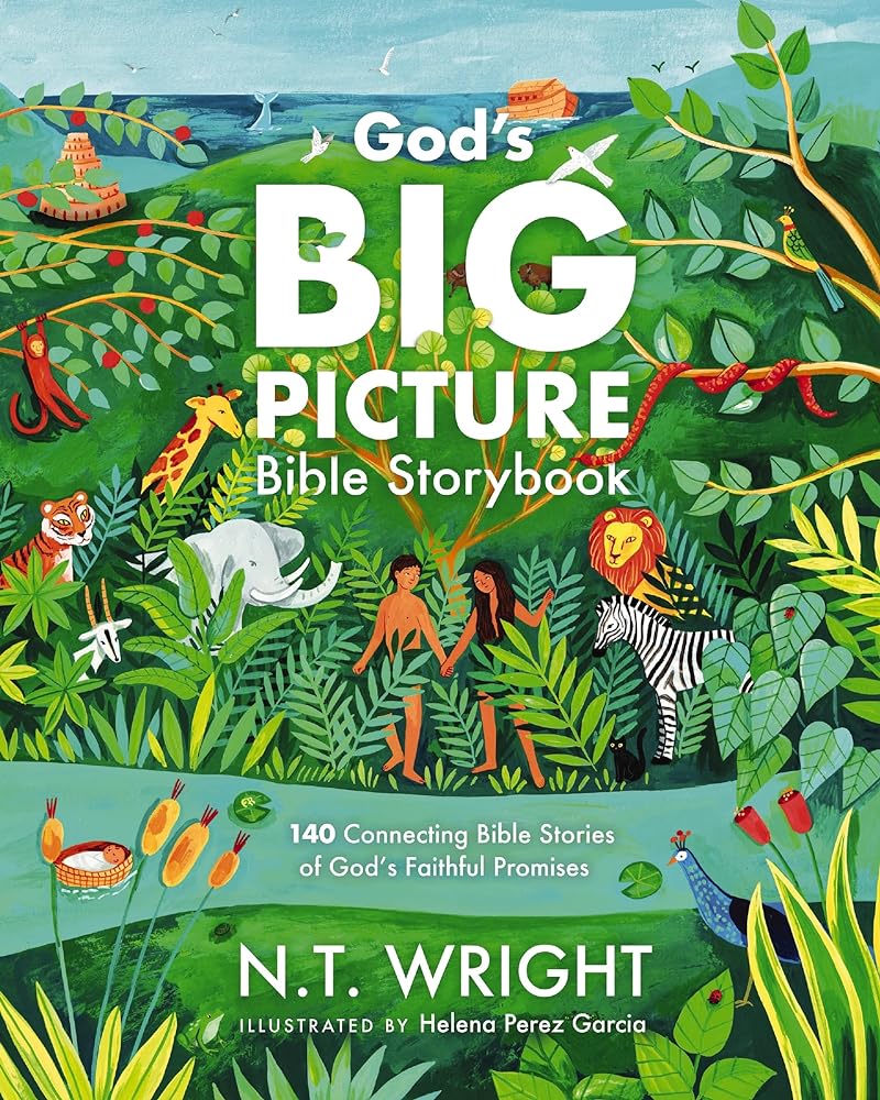 God's Big Picture Bible Storybook: 140 Connecting Bible Stories of God's Faithful Promises - 9781400246878 - N. T. Wright - Tommy Nelson - The Little Lost Bookshop