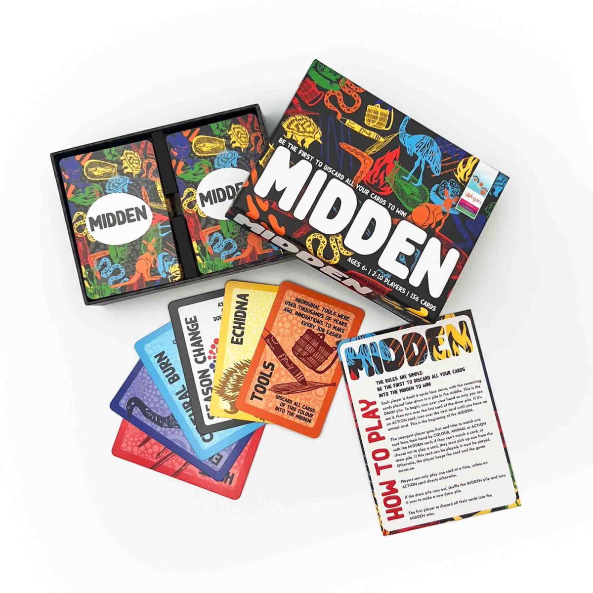 Midden Card Game - 726436471008 - Game - Wingaru - The Little Lost Bookshop