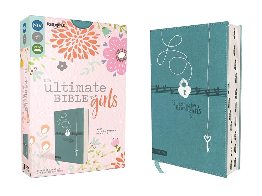 NIV, Ultimate Bible for Girls, Faithgirlz Edition, Leathersoft, Teal, Thumb Indexed Tabs - 9780310461913 - Nancy N. Rue - Zonderkidz - The Little Lost Bookshop