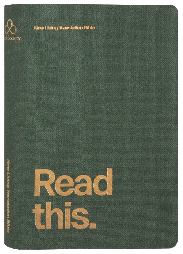 NLT Read This Bible Flecked Green (Anglicised) - 9780647533642 - NLT - Bible Society Australia - The Little Lost Bookshop
