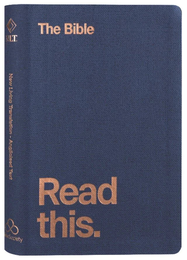 NLT Read This Bible - Royal Blue - 9780647534182 - NLT - Bible Society - The Little Lost Bookshop