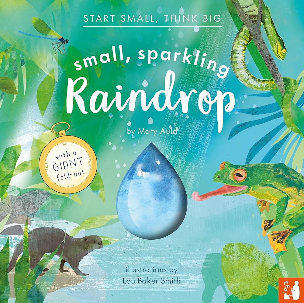 Small, Sparkling Raindrop: A fact - filled picture book about the water cycle with a large fold - out (ages 4 - 8) - 9781916780101 - MARY AULD - Mama Makes Books - The Little Lost Bookshop