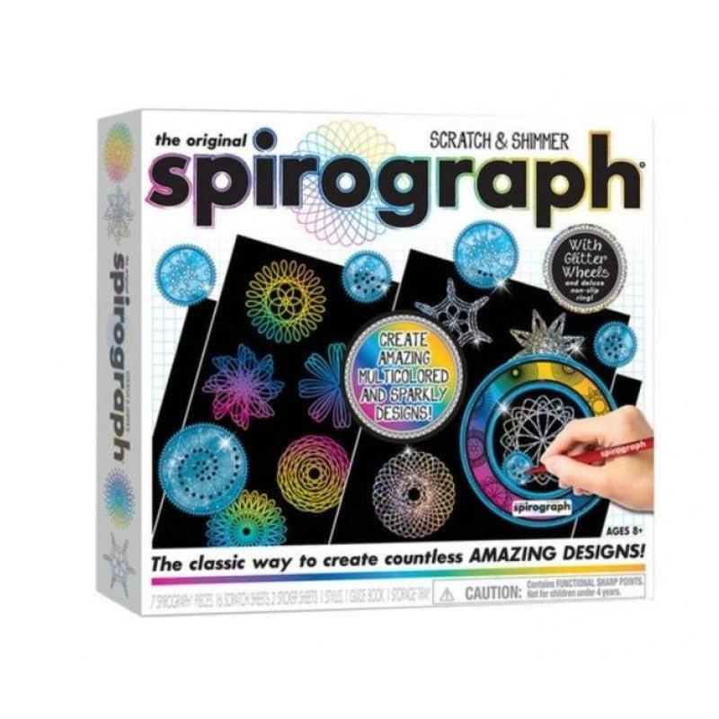 Spirograph: Scratch and Shimmer - 819441010352 - Game - The Little Lost Bookshop