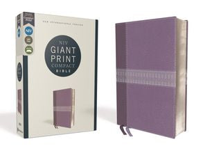 NIV Giant Print Compact Bible (Purple)