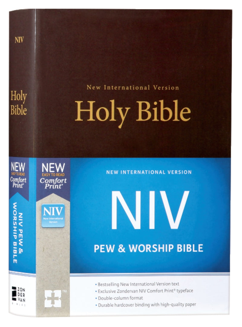 NIV Pew and Worship Bible [Brown] - Black Letter