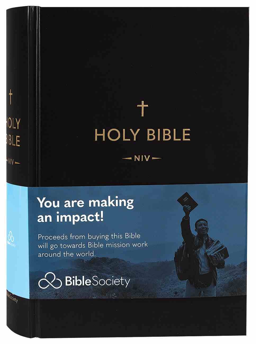 NIV Black Pew Bible Large Print