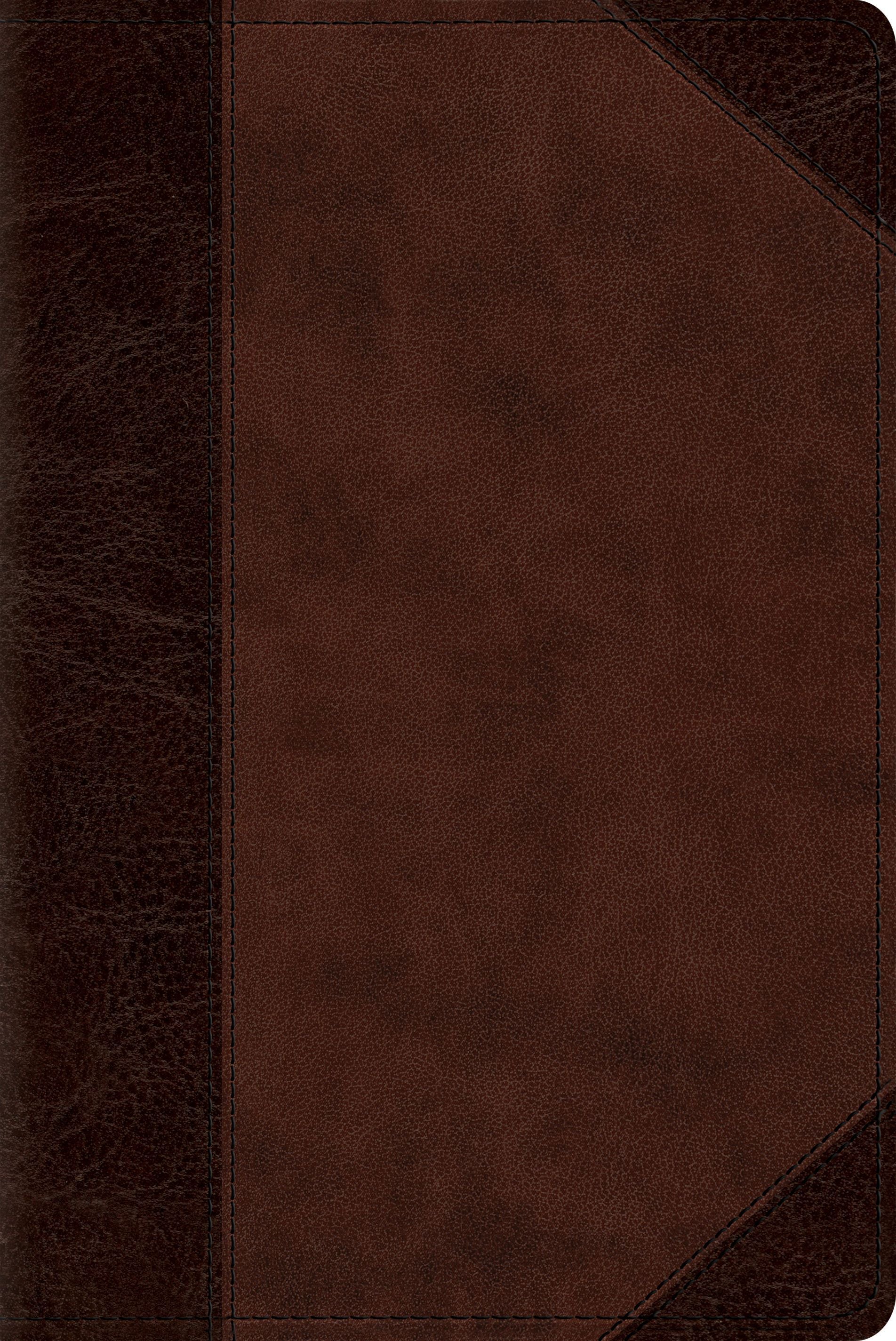 ESV Personal Reference Bible (Trutone, Brown/Walnut, Portfolio Design)