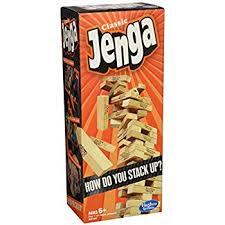 Jenga - Orange Box - 653569825586 - Jenga - Hasbro - The Little Lost Bookshop