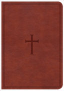CSB Large Print Compact Reference Bible, Brown LeatherTouch