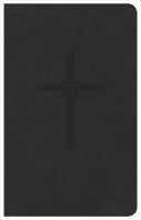 CSB Pocket Gift Bible, Charcoal LeatherTouch