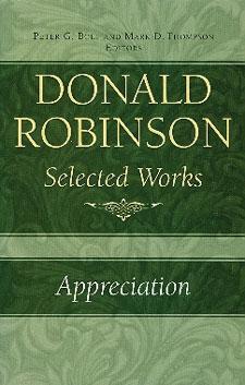 Donald Robinson - Appreciation