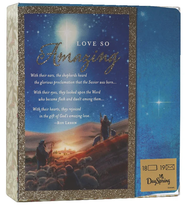 Christmas Premium Boxed Cards: Love So Amazing, Messiah (Luke 2:11 Kjv)