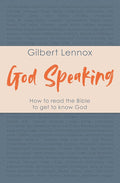 God Speaking: How to Read the Bible to Get to Know God cover image