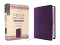 NRSVue, Holy Bible with Apocrypha, Compact, Leathersoft, Purple, Comfort Print cover image