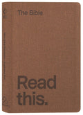NLT Read This Bible - Vintage Brown