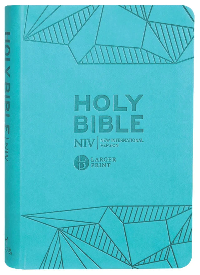 NIV Personal Size Bible Large Print Teal
