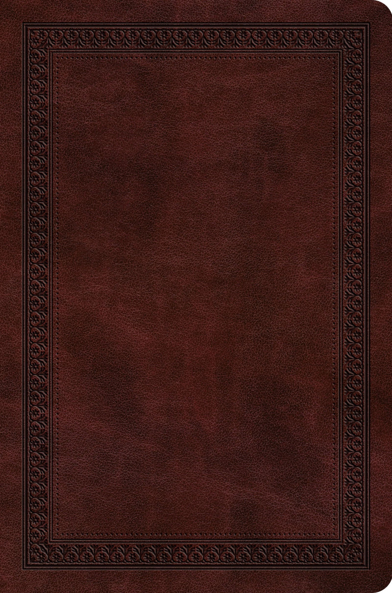 ESV Value Compact Bible (TruTone, Mahogany, Border Design)