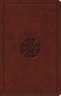 ESV Value Thinline Bible (TruTone, Brown, Mosaic Cross Design)