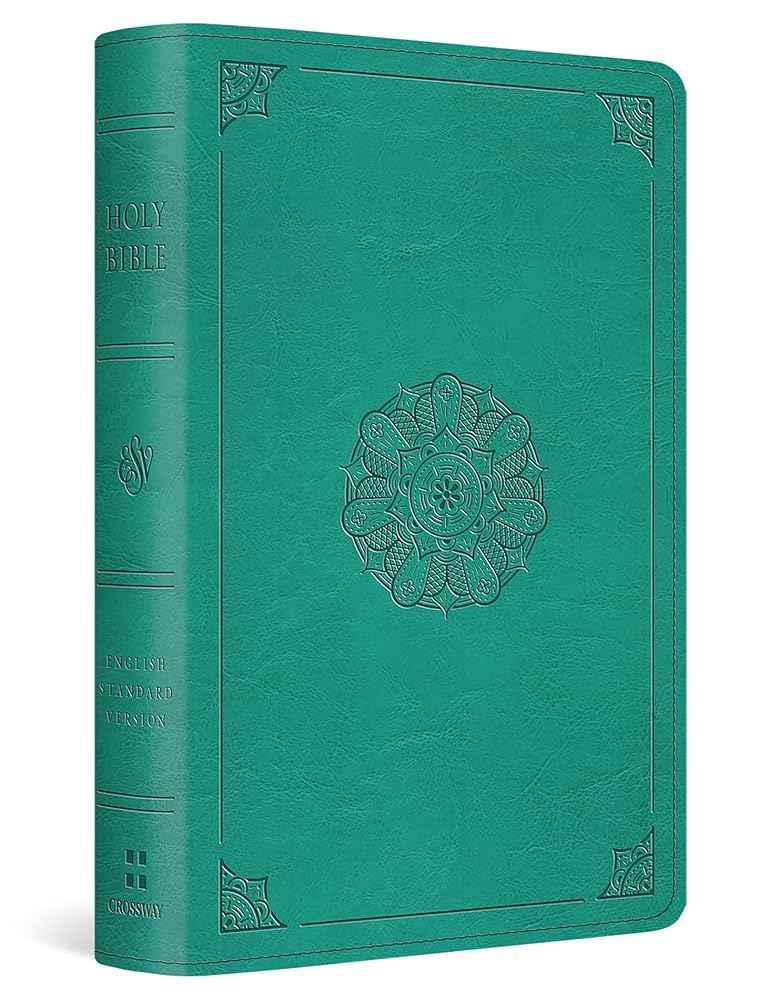 ESV Pocket Bible (TruTone, Turquoise, Emblem Design) cover image