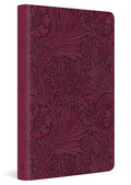 ESV Large Print Value Thinline Bible (TruTone, Raspberry, Floral Design): Holy Bible, English Standard Version cover image