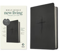 NLT Premium Value Thinline Bible, Filament Enabled (LeatherLike, Trinity Cross Black) cover image