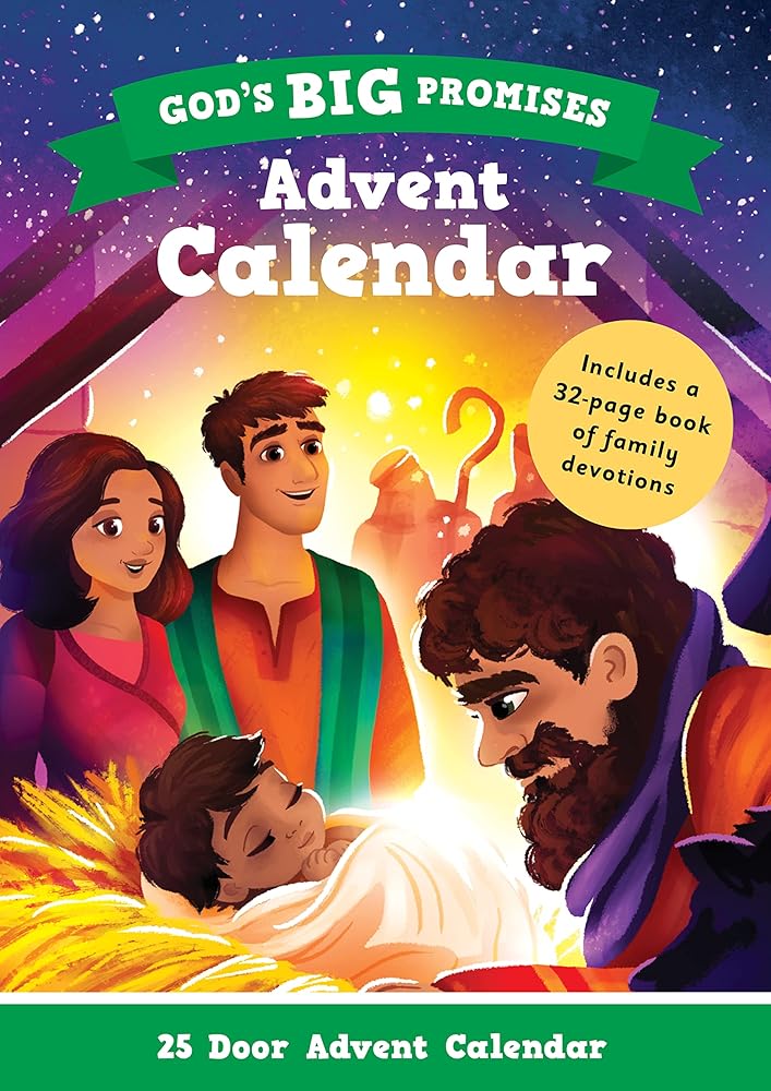 God’s Big Promises Advent Calendar and Family Devotions (Christian Advent Calendar with 25 devotions will help children ages 2-7 look forward to Christmas) cover image