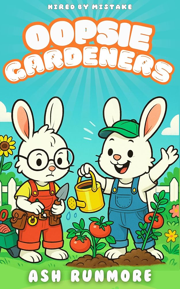 Oopsie Gardeners: Book 1 - Hired by Mistake: A wholesome and funny Christian chapter book series for early readers - perfect for boys and girls who love laugh-out-loud stories cover image