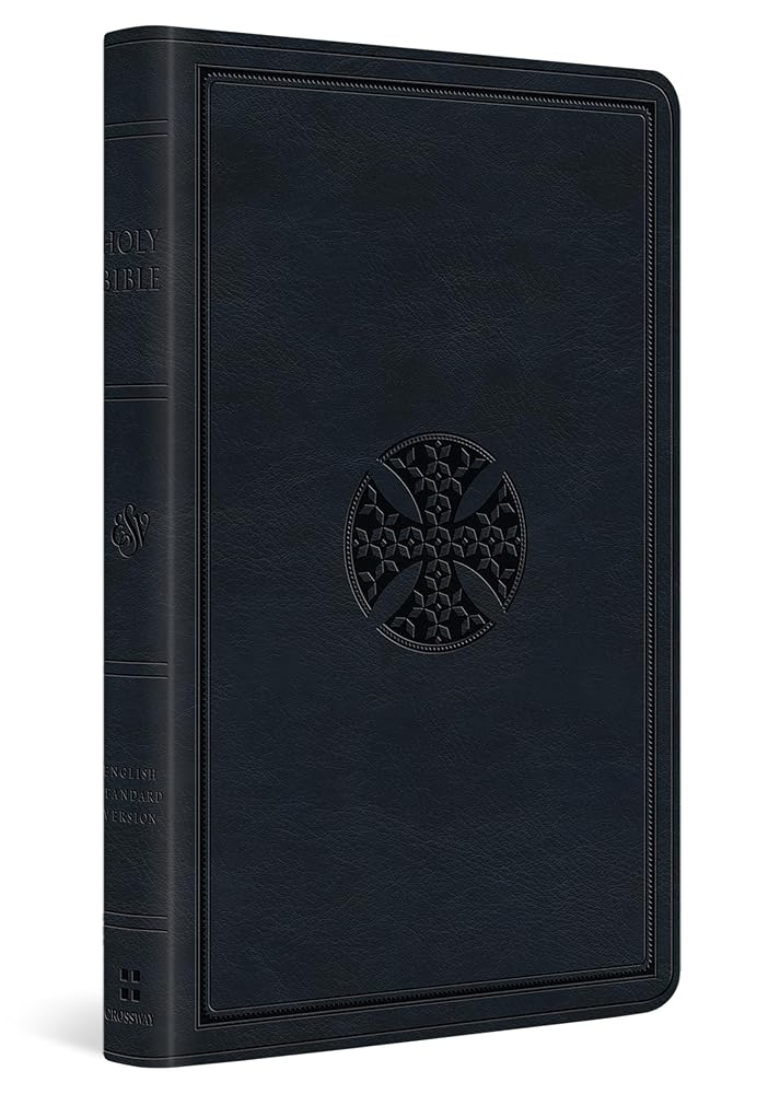 ESV Premium Gift Bible (TruTone, Navy, Mosaic Cross Design): Holy Bible, English Standard Version cover image
