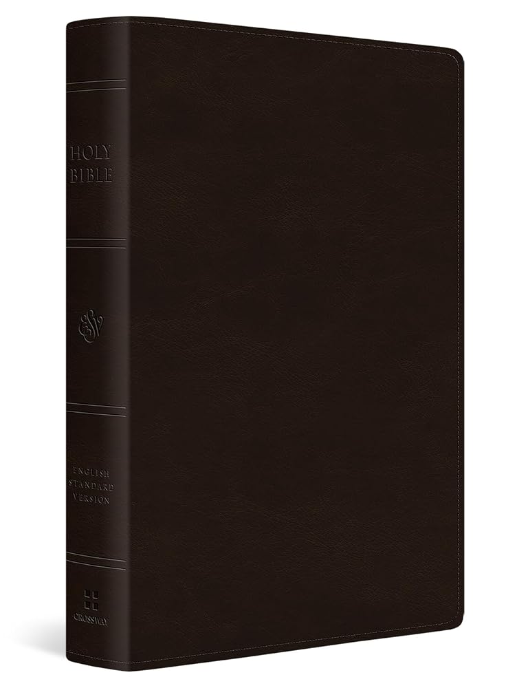 ESV Giant Print Thinline Bible, Red Letter (TruTone, Deep Brown): Holy Bible, English Standard Version cover image