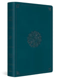ESV Giant Print Thinline Bible, Red Letter (TruTone, Deep Teal, Emblem Design): Holy Bible, English Standard Version cover image