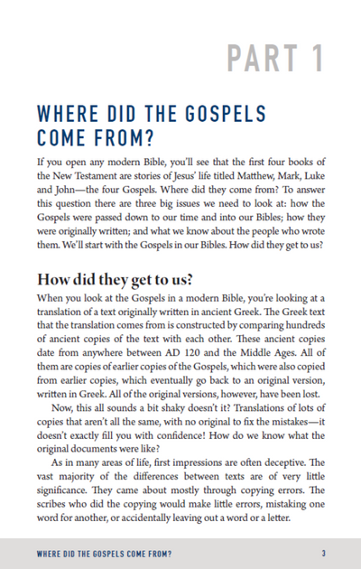 Can We Trust what the Gospels say about Jesus?