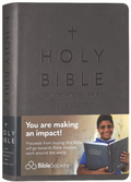 NIV Slimline Bible Charcoal