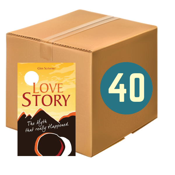 40 Pack x Love Story Evangelistic Book