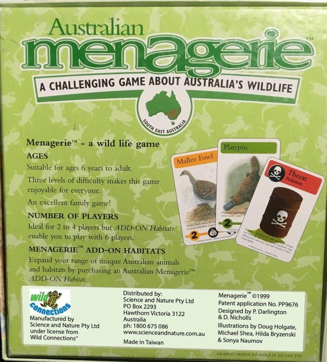 Australian Menagerie Game - 8200 - Science and Nature - The Little Lost Bookshop