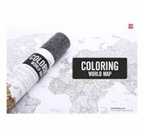 Colouring World Map - 4068077546100 - Game - The Little Lost Bookshop