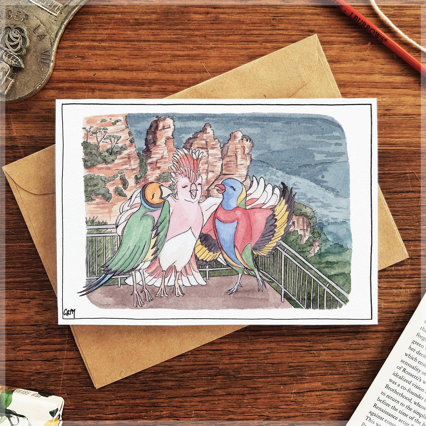 Three Sisters - Greeting Card