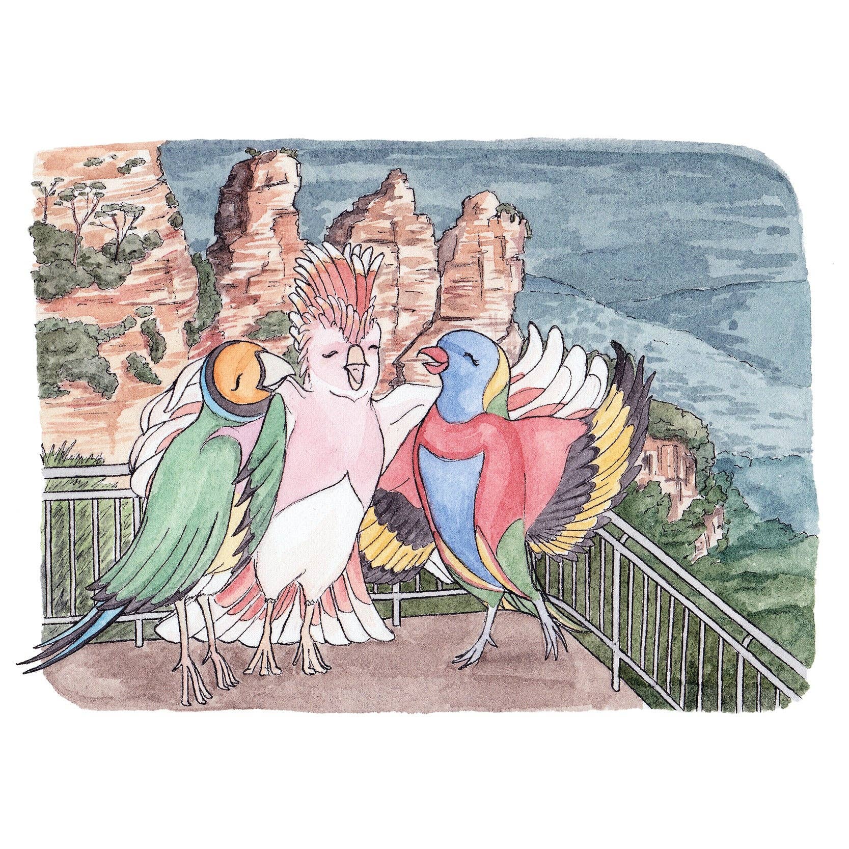 Three Sisters - Greeting Card